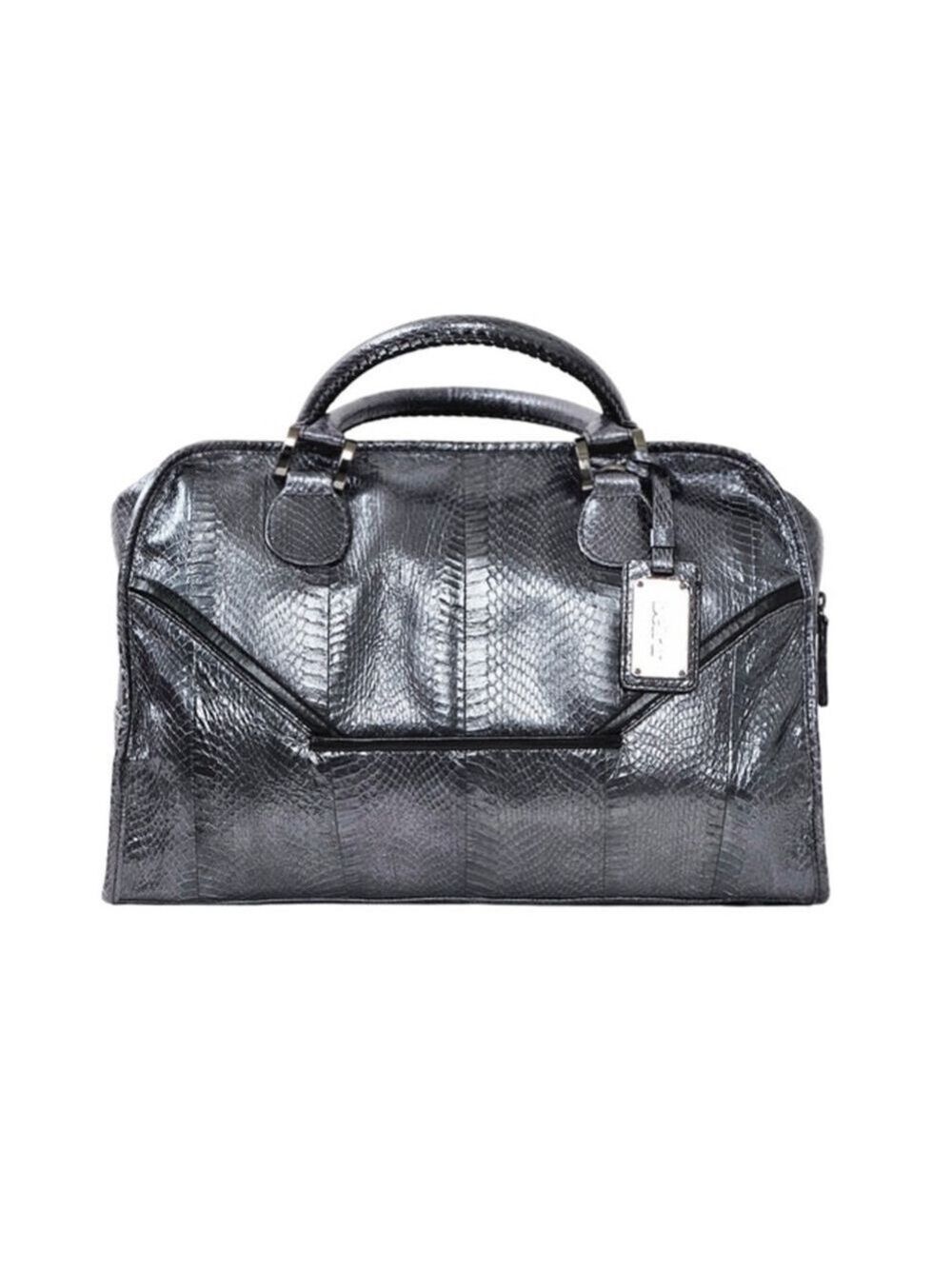 NWT BEIRN Small Ali Metallic Black Landsnake